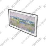 Framed Print (2) (2) Evening Fields Framed Print - 3D Decorative