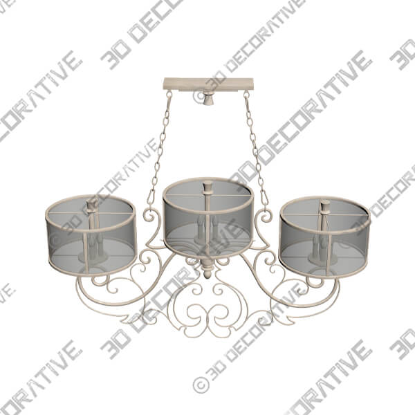 Florine Nine Light Island - 3D Decorative
