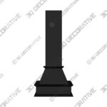 Hood (1) (45) Island I Series (Island) Range hood - 3D Decorative