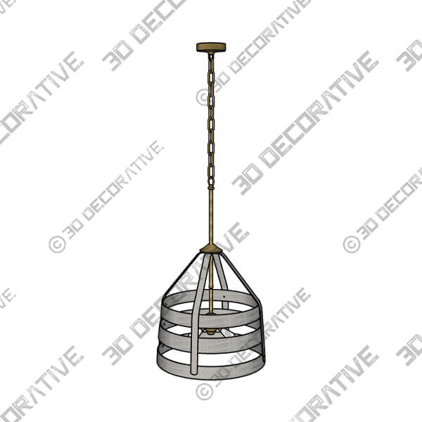Luton Chandelier - 3D Decorative