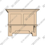 Quebec QBKT Series Range hood Quebec QBKT Series Range hood - 3D Decorative