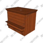 Rochester RFP Series Range hood Rochester RFP Series Range hood - 3D Decorative