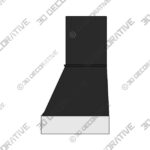 Hood (2) (71) Thompson With Stainless Base Range hood - 3D Decorative