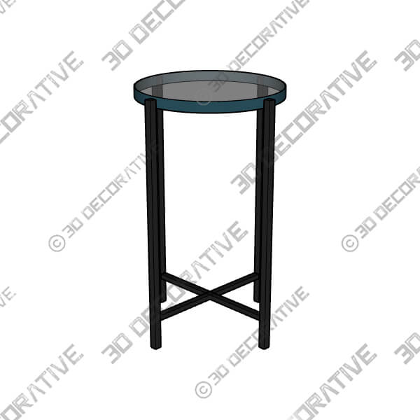 Utica 16 14 Wide Black Metal X-Shaped Accent End Table-3DDecorative Utica 16 14 Wide Black Metal X-Shaped Accent End Table - 3D Decorative