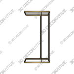 Side Table (2) (7) Uttermost Cadmus 12 Wide Antiqued Gold Side Table - 3D Decorative