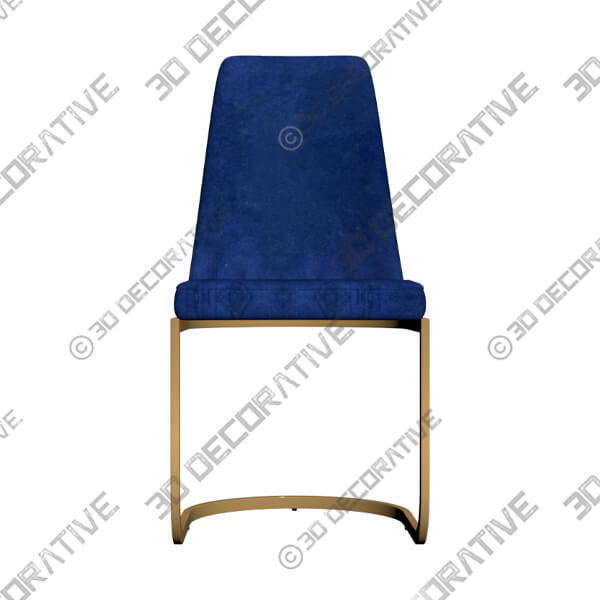 Vittoria Set of 2 Cantilever Dining Chairs - 3D Decorative