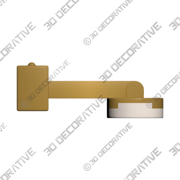 Vogue Mini Brass Led Mirror Light - 3D Decorative