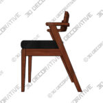 Chair (1) (13) Zola Licorice Dining Chair - 3D Decorative