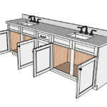 SketchUp_WKeWOH5oLO 102 Inches to 105 Inches Vanity - 3D Decorative