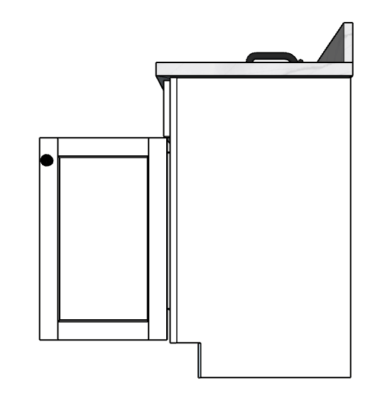 135 Inches to 138 Inches Vanity - 3D Decorative