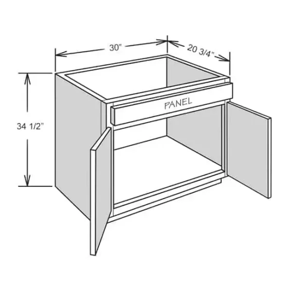 30 Inches to 33 Inches Vanity - 3D Decorative