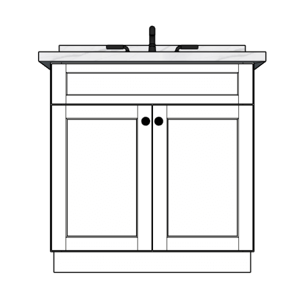 33 Inches to 36 Inches Vanity - 3DDecorative