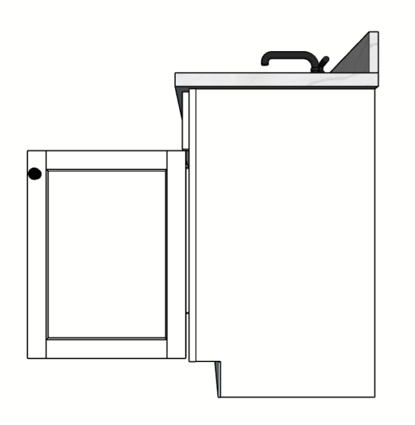 36 Inches to 39 Inches Vanity - 3D Decorative