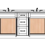 SketchUp_K7FPkmUORm 69 Inches to 72 Inches Vanity - 3D Decorative