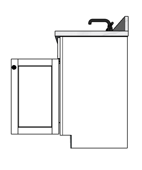 78 Inches to 81 Inches Vanity - 3D Decorative