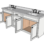 SketchUp_mpupLxg9X6 90 Inches to 93 Inches Vanity - 3D Decorative