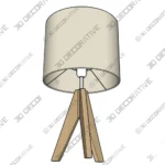 Fidel Solid Wood Tripod Table Lamp - Shop Now Fidel Solid Wood Tripod Table Lamp Shop Now