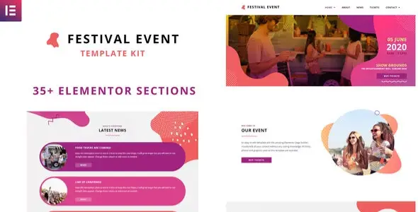 Festival Events – Elementor Template Kit