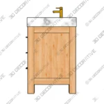 Ambree Single Bathroom Vanity with Engineered Marble Top - Shop Now Ambree Single Bathroom Vanity with Engineered Marble Top Shop Now