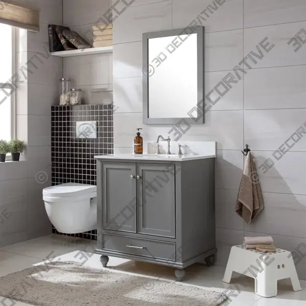 Angelissa Single Bathroom Vanity Sketchup Model