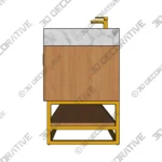 Annice Double Bathroom Vanity with Stone Top - 3D Models Annice Double Bathroom Vanity with Stone Top 3D Models