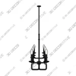 Ansley Hanging Candlestick Island Chandelier – 3D Models Ansley Hanging Candlestick Island Chandelier – 3D Models