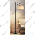 Arched Floor Lamp with Marble Base and Adjustable Shade Arched Floor Lamp with Marble Base and Adjustable Shade