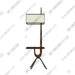 Ardent Arch Floor Lamp with Matte Black Adjustable Arm - 3D Decorative Ardent Arch Floor Lamp with Matte Black Adjustable Arm 3D Decorative