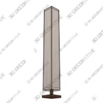 Bailey Floor Lamp with Adjustable Antique Brass Design 3D SketchUp