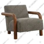 Balance Accent Chair with Wooden Frame Upholstery Balance Accent Chair with Wooden Frame Upholstery