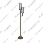 Basso Torchiere Floor Lamp with Adjustable Light Control - 3D Decorative Basso Torchiere Floor Lamp with Adjustable Light Control 3D Decorative