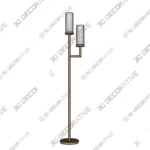 Basso Torchiere Floor Lamp with Adjustable Light Control - 3D Models Basso Torchiere Floor Lamp with Adjustable Light Control 3D Models