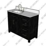 Beaufort Single Sink Black Bath Vanity – Shop Now