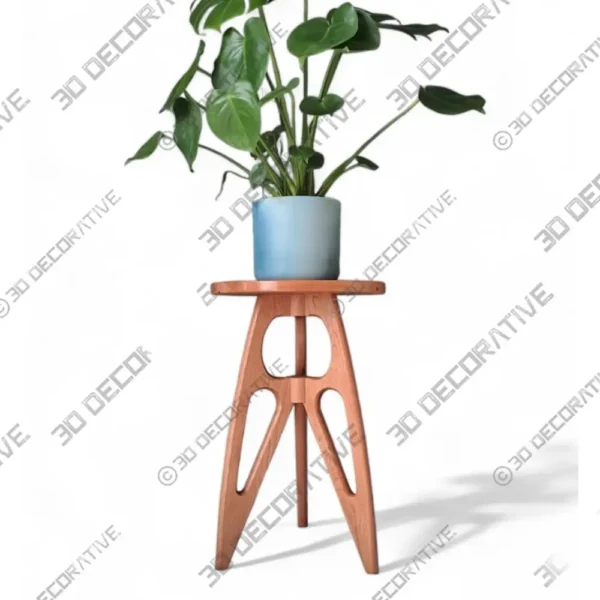 Elegant Solid Wood Side Table for Bedroom or Living Space