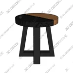 Handmade Reclaimed Wood Side Table for Rustic Interiors - 3D Models Handmade Reclaimed Wood Side Table for Rustic Interiors 3D Models