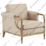 Merle Armchair in Weathered Walnut Beech Wood