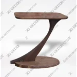 Mid Century Cantilever Walnut Side Table for Living Spaces Mid Century Cantilever Walnut Side Table for Living Spaces