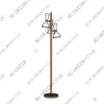 Mid Century Italian Style Brass Floor Lamp with Cone Shades - 3D SketchUp Mid Century Italian Style Brass Floor Lamp with Cone Shades 3D SketchUp