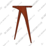 Mid Century Wood Plant Stand for Indoor Display - 3D SketchUp Mid Century Wood Plant Stand for Indoor Display 3D SketchUp