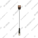 Rolde Linear Chandelier with Textured Glass Rods - 3D SketchUp Rolde Linear Chandelier with Textured Glass Rods 3D SketchUp