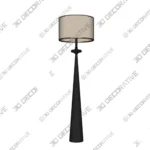 Tripod Rattan Floor Lamp with Fabric Shade for Cozy Interiors -3D SketchUp Tripod Rattan Floor Lamp with Fabric Shade for Cozy Interiors 3D SketchUp