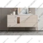 15.6 Inch Contemporary Storage Chest Solid Wood Dresser