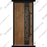 Aero Edge Steel Door Streamline Design Style 6678 Aero Edge Steel Door Streamline Design Style 6678