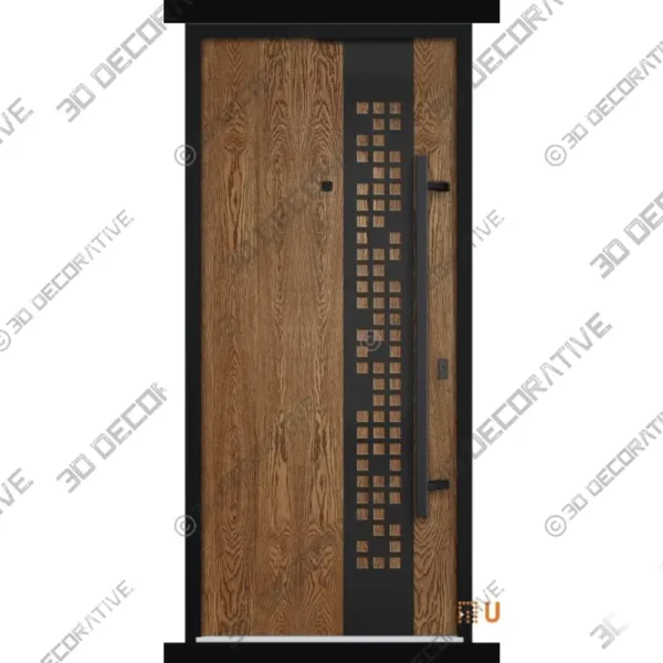 Aero Edge Steel Door Streamline Design Style 6678