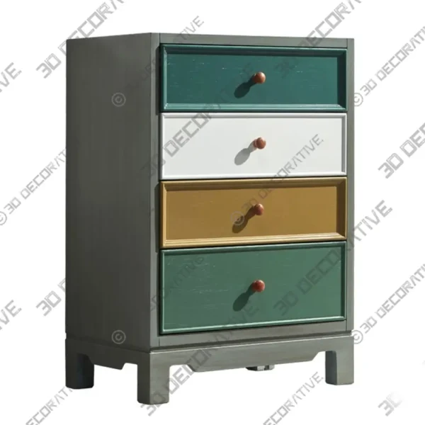 American Traditional Storage Chest Wooden Dresser