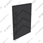 Art Deco Royal Pivot Door Wrought Iron Style 004 - 3D Models Art Deco Royal Pivot Door Wrought Iron Style 004 3D Models