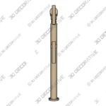 Brushed Gold Mondawe Kitchen Faucet - 3D Models Brushed Gold Mondawe Kitchen Faucet 3D Models