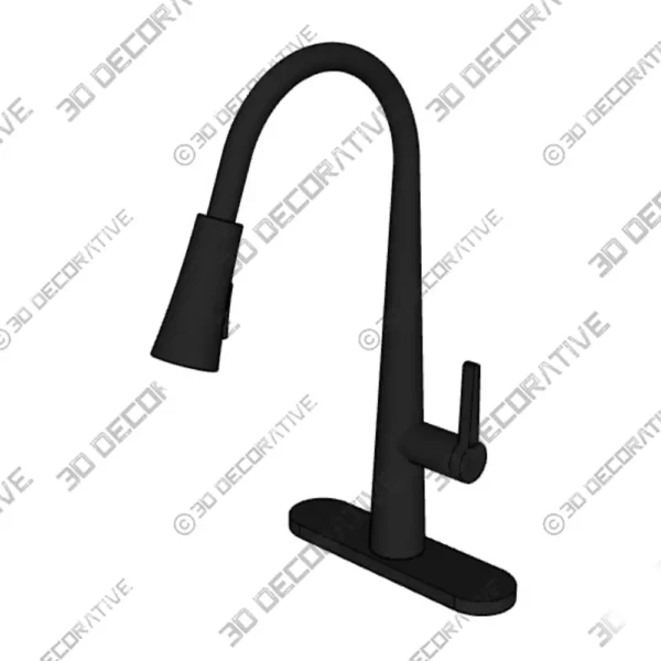 Bryton Matte Black Kitchen Faucet Shop Now