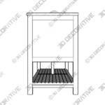 Chertsey Single Bathroom Vanity Set – 3D Decorative Chertsey Single Bathroom Vanity Set – 3D Decorative