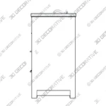 Clady Single Sink White Bath Vanity – 3D Models Clady Single Sink White Bath Vanity – 3D Models